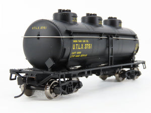HO Scale Walthers Mainline 910-1111 UTLX Union Tank 36' 3-Dome Tankcar #3751