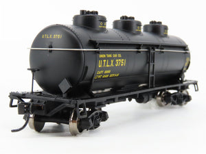 HO Scale Walthers Mainline 910-1111 UTLX Union Tank 36' 3-Dome Tankcar #3751