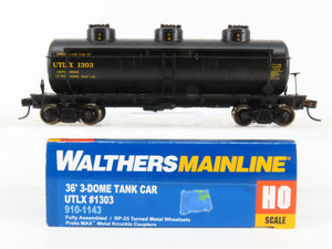 HO Scale Walthers Mainline 910-1111 UTLX Union Tank 36' 3-Dome Tankcar #3751
