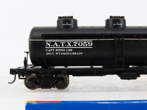 HO Scale Walthers Mainline 910-1103 NATX North American 36' 3-Dome Tankcar #7059