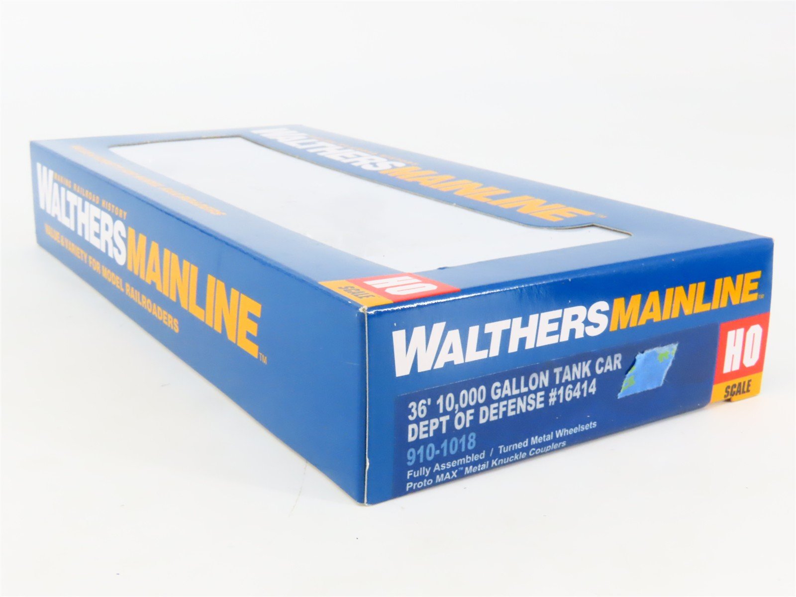 HO Walthers Mainline 910-1018 DODX Department of Defense 36' Tankcar #16414