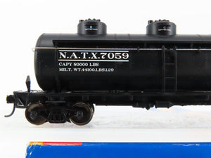 HO Scale Walthers Mainline 910-1103 NATX North American 36' 3-Dome Tankcar #7059