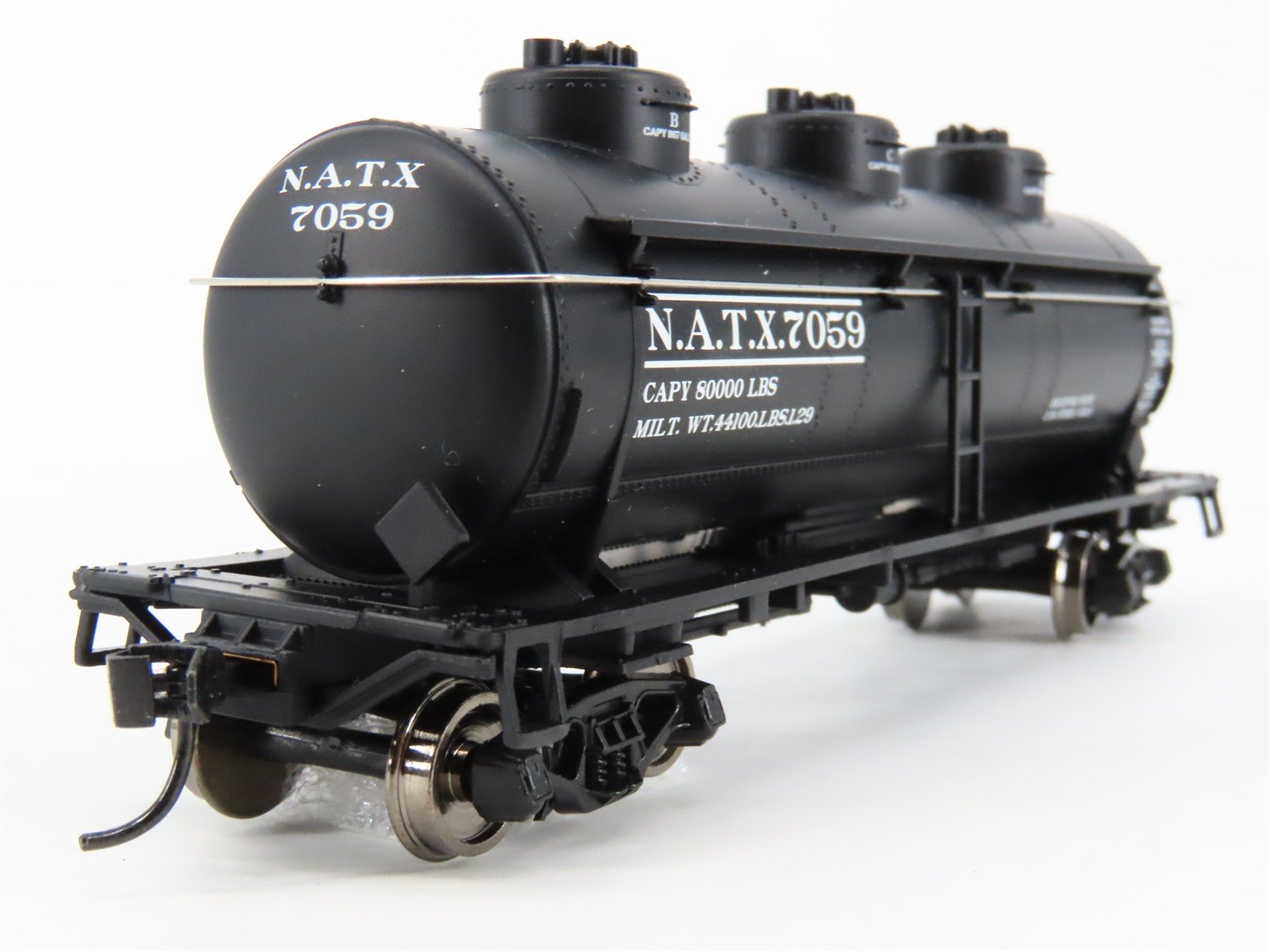 HO Scale Walthers Mainline 910-1103 NATX North American 36' 3-Dome Tankcar #7059