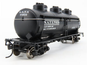 HO Scale Walthers Mainline 910-1103 NATX North American 36' 3-Dome Tankcar #7059