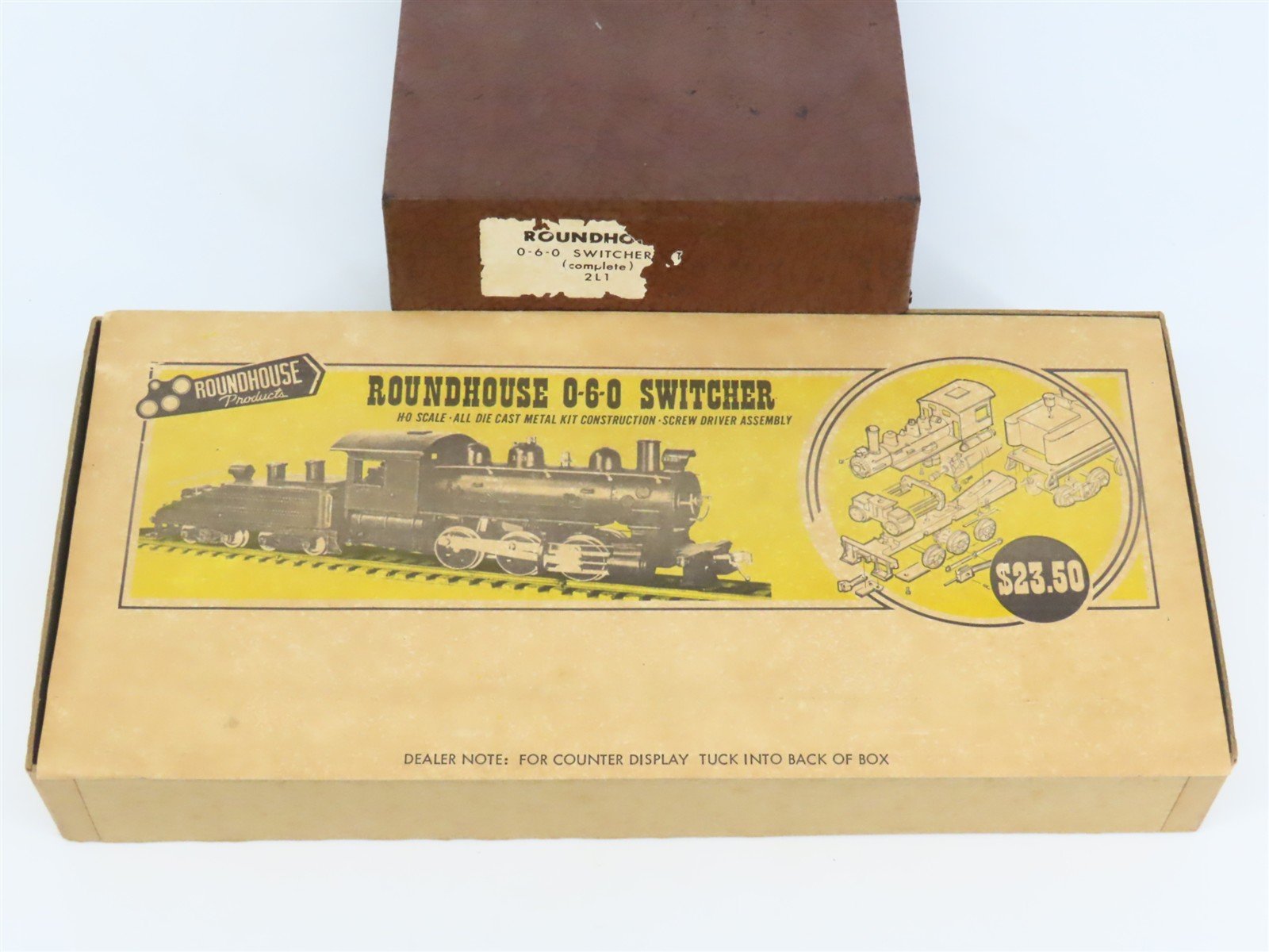 HO Scale Roundhouse Kit #21L Undecorated 0-6-0 Steam Switcher Locomotive