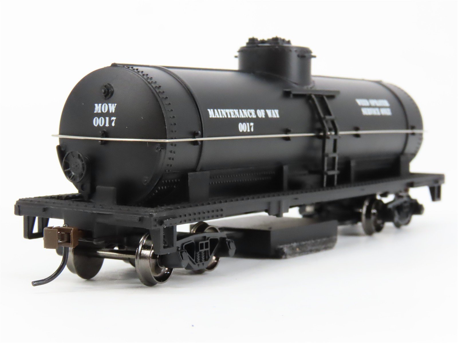 HO Scale Bachmann 16301 MOW Weed Sprayer Service Track Cleaning Tank Car #0017