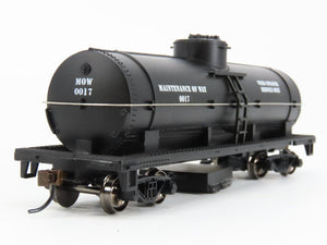 HO Scale Bachmann 16301 MOW Weed Sprayer Service Track Cleaning Tank Car #0017