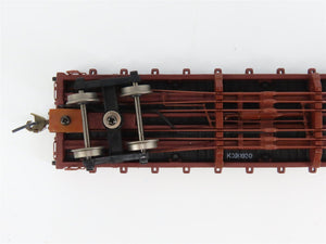 HO Scale Bachmann 18332 Unlettered Flat Car w/ Log Load