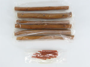HO Scale Bachmann 18332 Unlettered Flat Car w/ Log Load