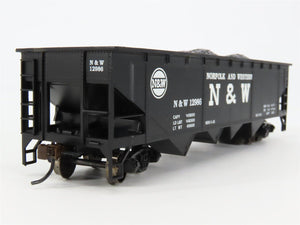HO Scale Bachmann 17607 N&W Norfolk & Western Railroad 40' 4-Bay Hopper #12986