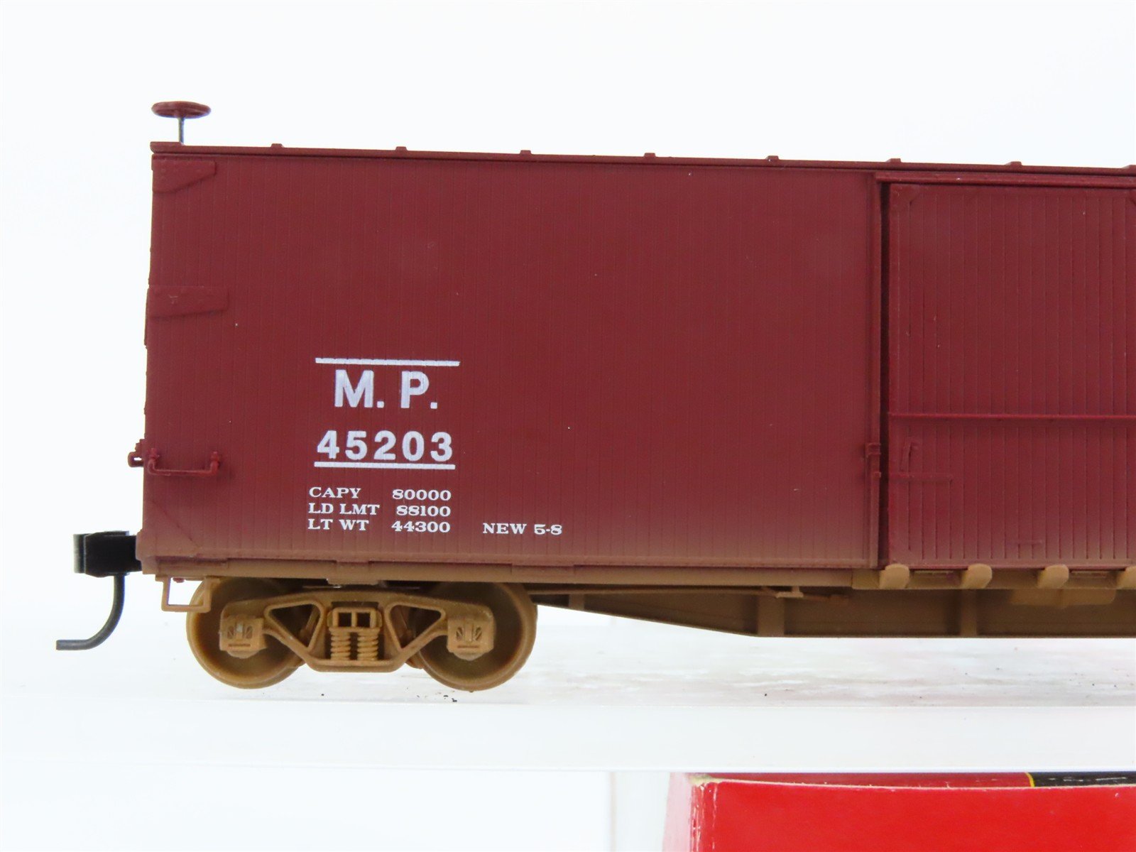 HO Scale Ertl 4373 MP Missouri Pacific Railroad 50' Single Door Box Car #45203