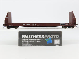 HO Walthers Proto 920-104505 MP Missouri Pacific 50' Pulpwood Flat Car #728031