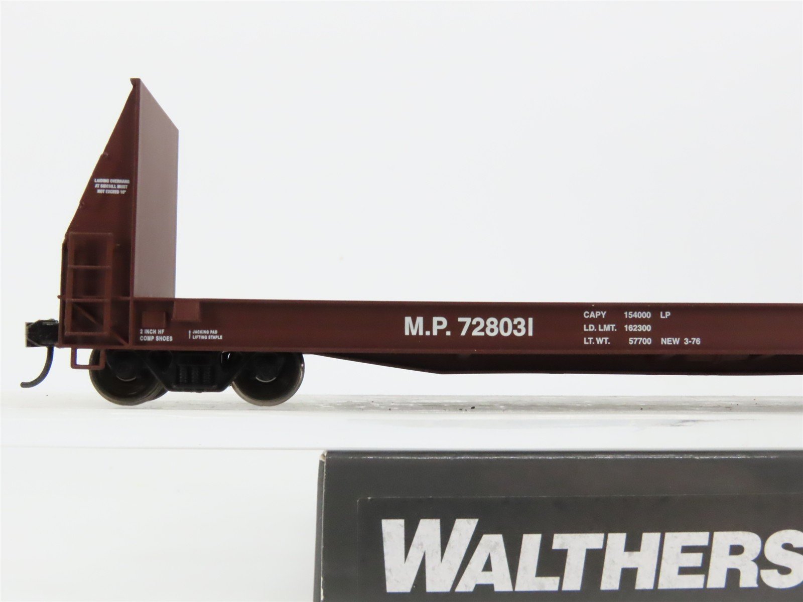 HO Walthers Proto 920-104505 MP Missouri Pacific 50' Pulpwood Flat Car #728031
