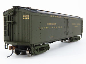 HO Scale Walthers 932-5489 KCS Kansas City Southern Wood Reefer #1415