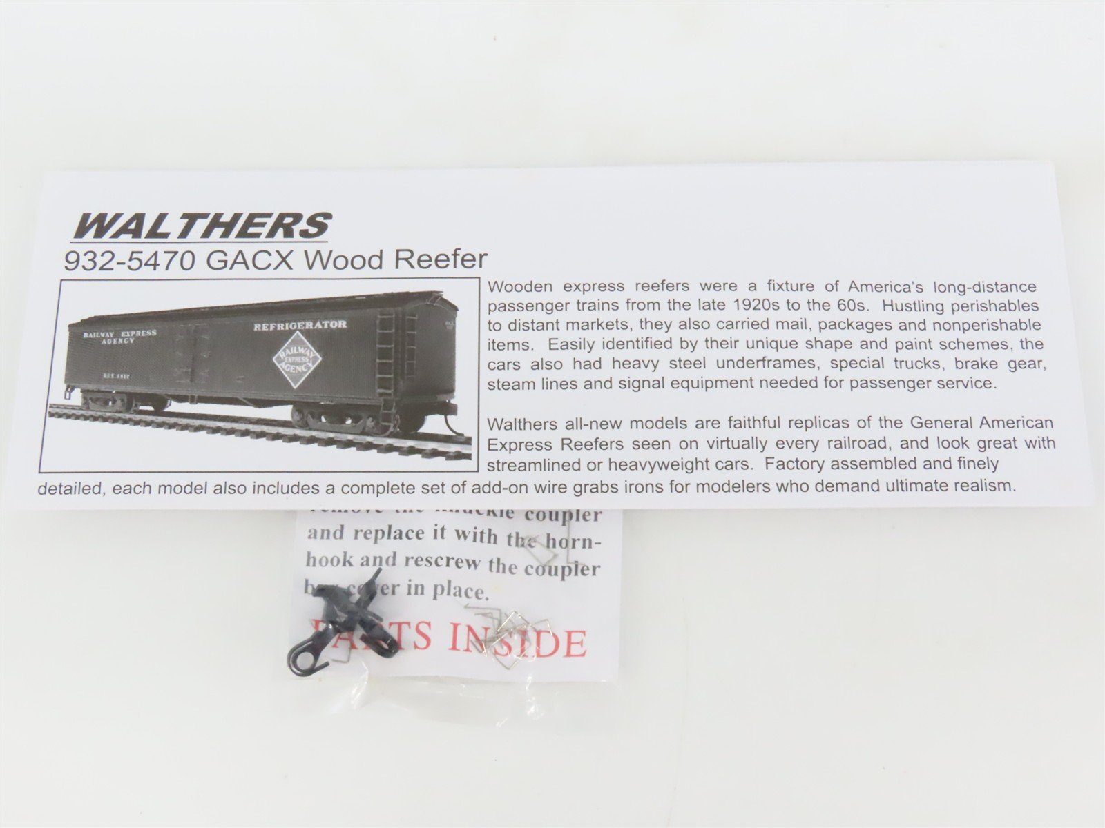 HO Scale Walthers 932-5489 KCS Kansas City Southern Wood Reefer #1415