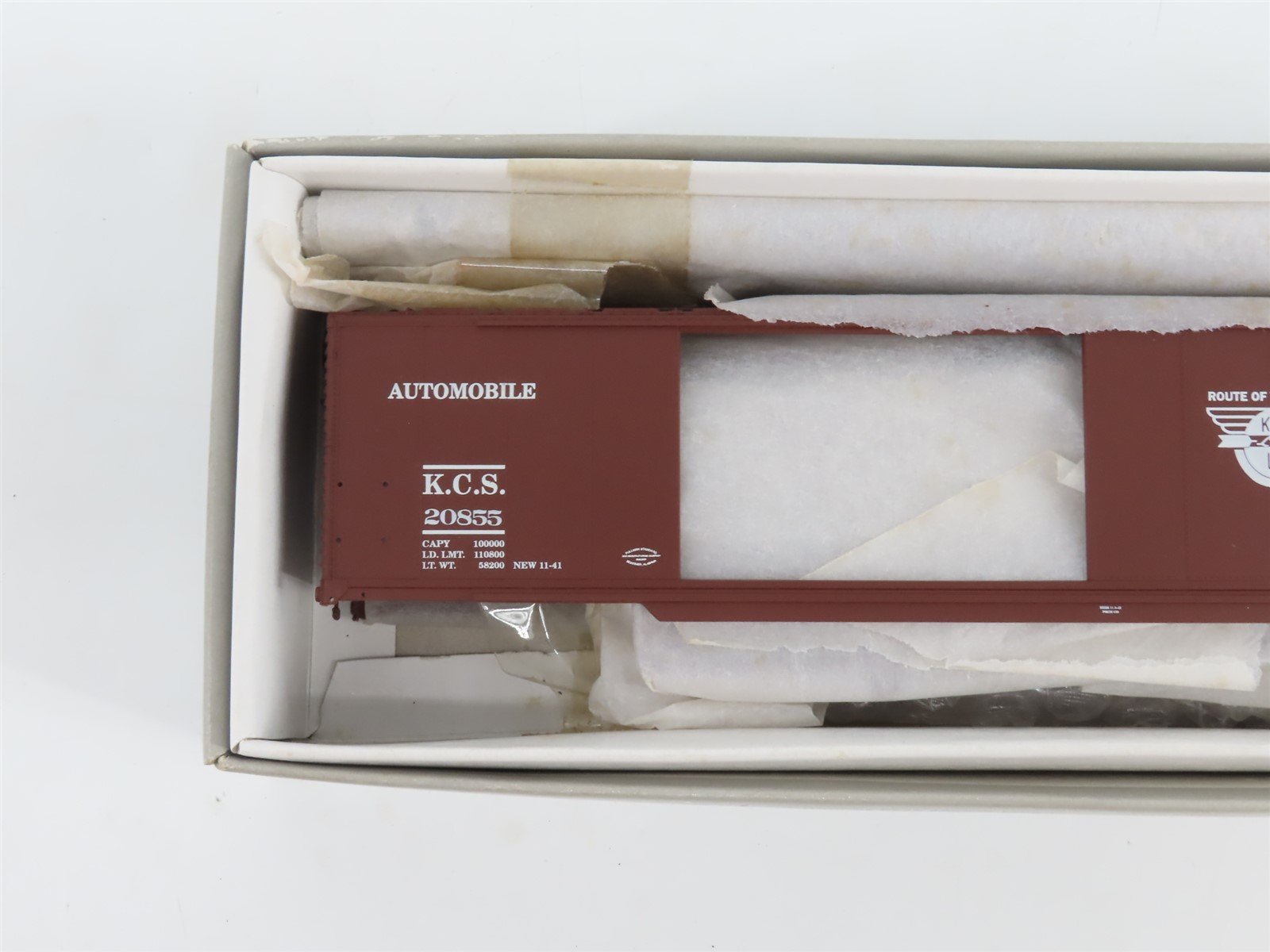 LOT of 3 HO Scale PROTO 2000 Kits KCS/SOU Railroad 50' Automobile Box Cars