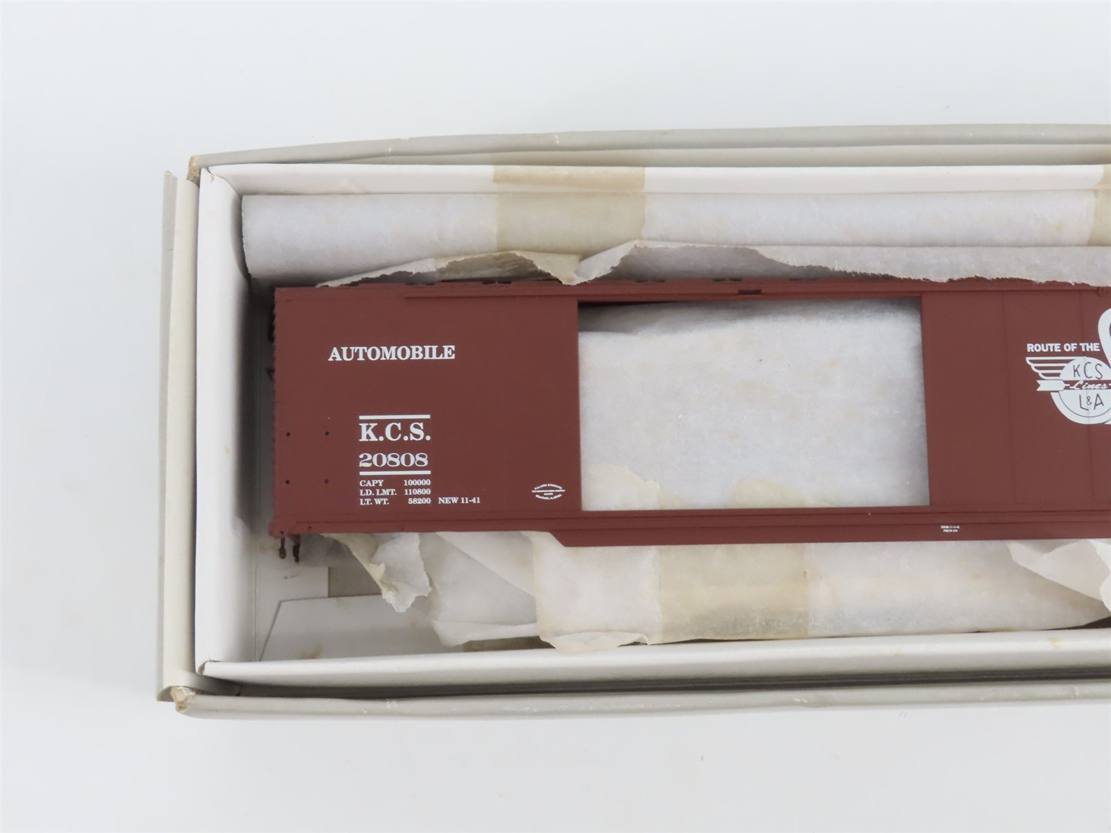 LOT of 3 HO Scale PROTO 2000 Kits KCS/SOU Railroad 50' Automobile Box Cars