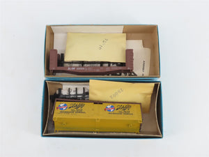 LOT of 7 HO Scale Athearn Kits C&NW/L&N/IC/GM&O/GARE/URTC Assorted Freight Cars