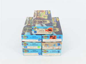 LOT of 7 HO Scale Athearn Kits C&NW/L&N/IC/GM&O/GARE/URTC Assorted Freight Cars