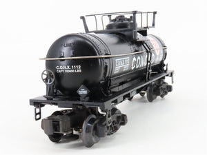 O Gauge 3-Rail K-Line K-639104 CONX Conoco Riveted Tank Car #1112 Coin Bank