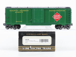 O Gauge 3-Rail K-Line K756-1991 Die-Cast REX Railway Express Agency Reefer #6349