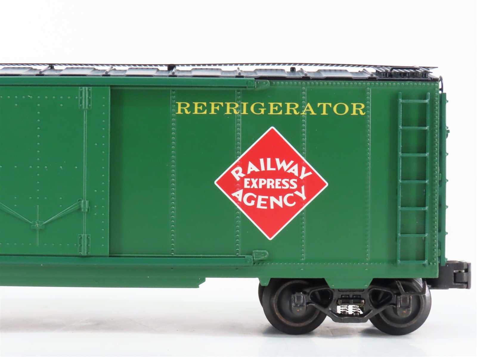 O Gauge 3-Rail K-Line K756-1991 Die-Cast REX Railway Express Agency Reefer #6349