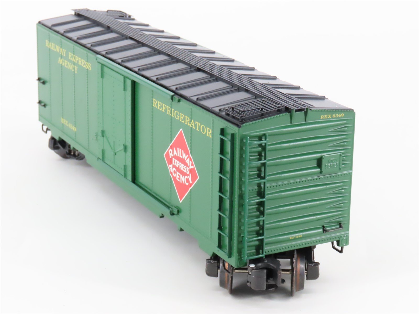 O Gauge 3-Rail K-Line K756-1991 Die-Cast REX Railway Express Agency Reefer #6349