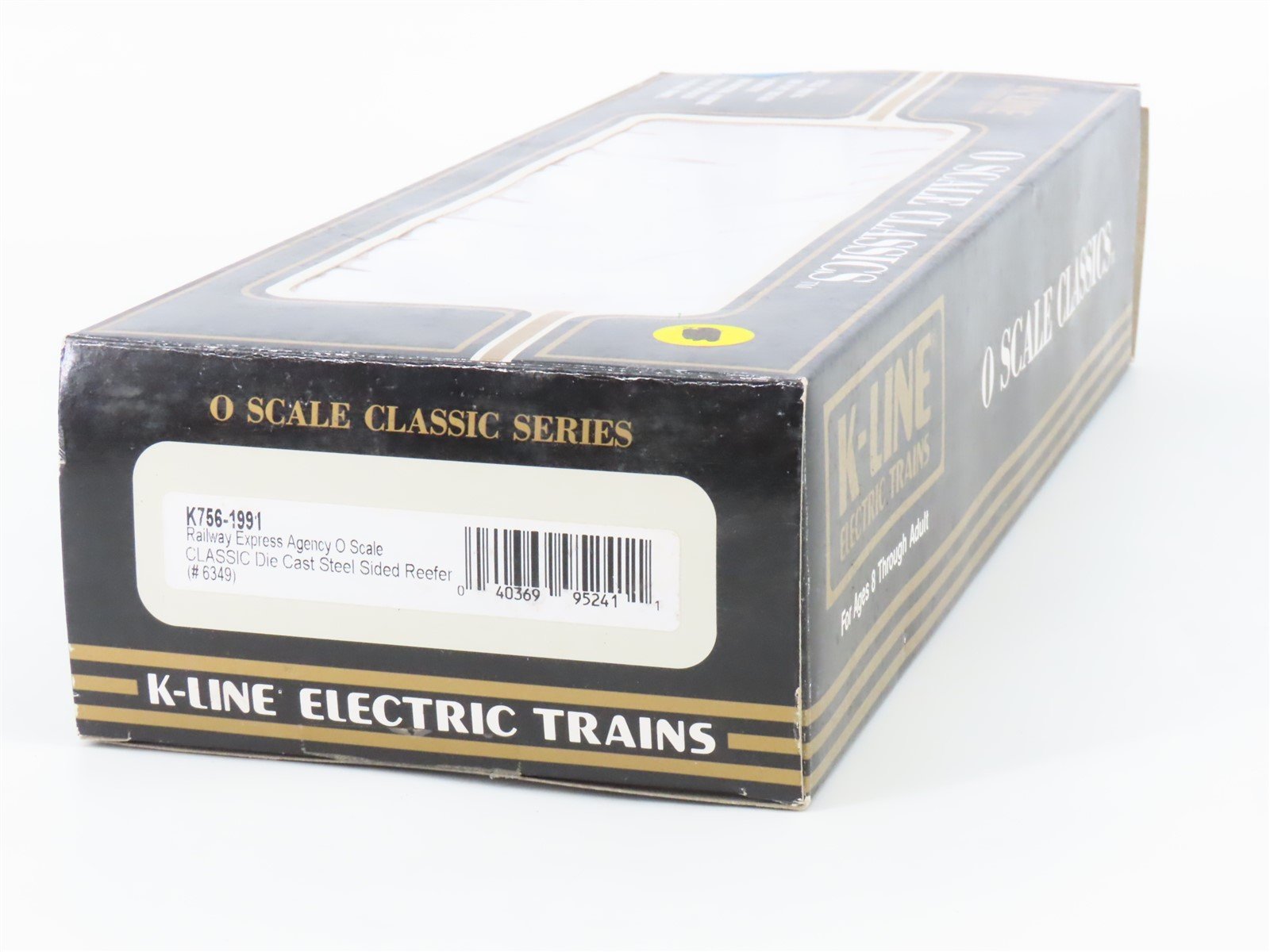 O Gauge 3-Rail K-Line K756-1991 Die-Cast REX Railway Express Agency Reefer #6349