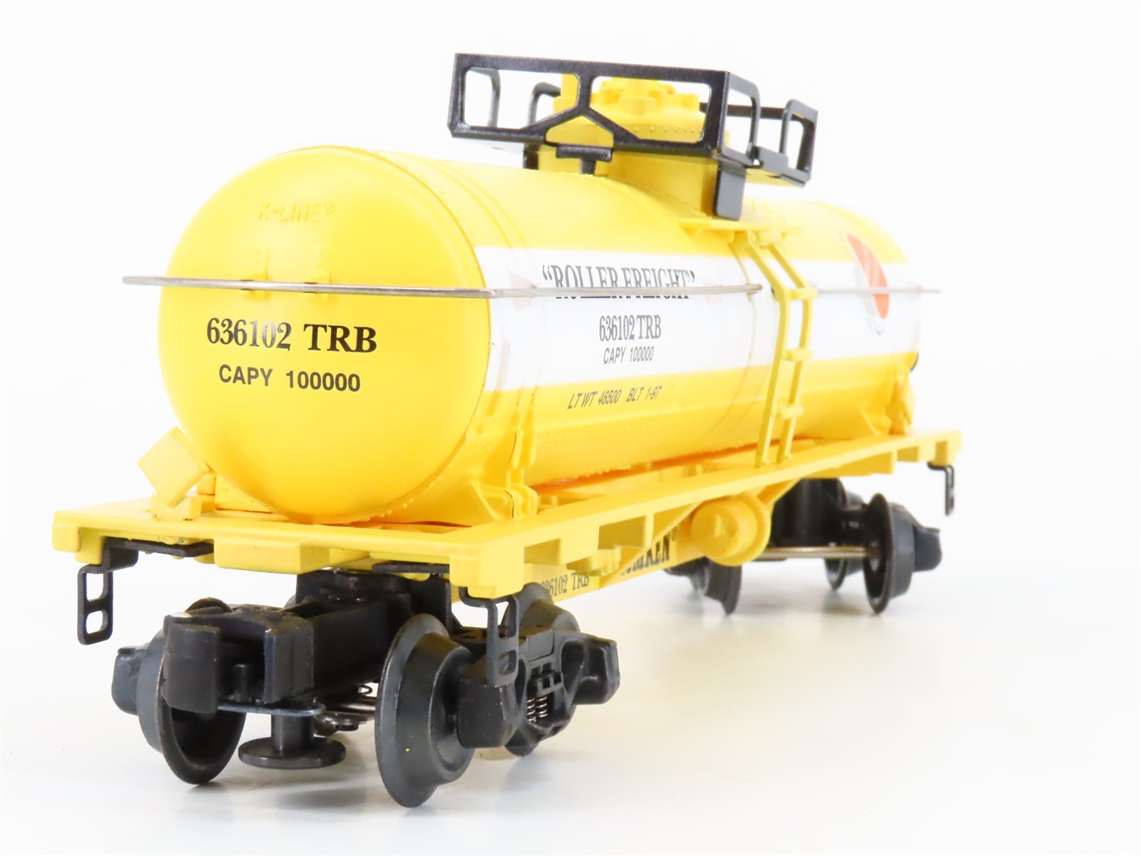 O Gauge 3-Rail K-Line K-636102 Die-Cast TRB Timken Single Dome Tank Car #636102