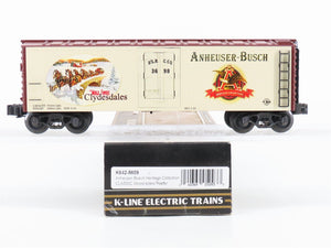 O Gauge 3-Rail K-Line K642-5609 STLRCCO Anheuser-Busch Wood Sided Reefer #3698