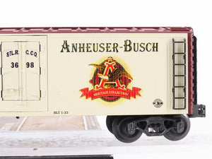 O Gauge 3-Rail K-Line K642-5609 STLRCCO Anheuser-Busch Wood Sided Reefer #3698