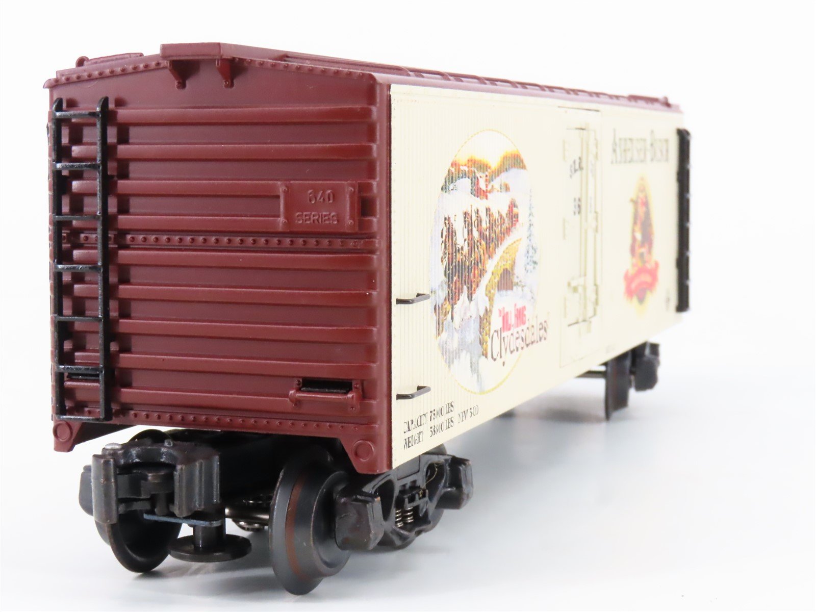 O Gauge 3-Rail K-Line K642-5609 STLRCCO Anheuser-Busch Wood Sided Reefer #3698