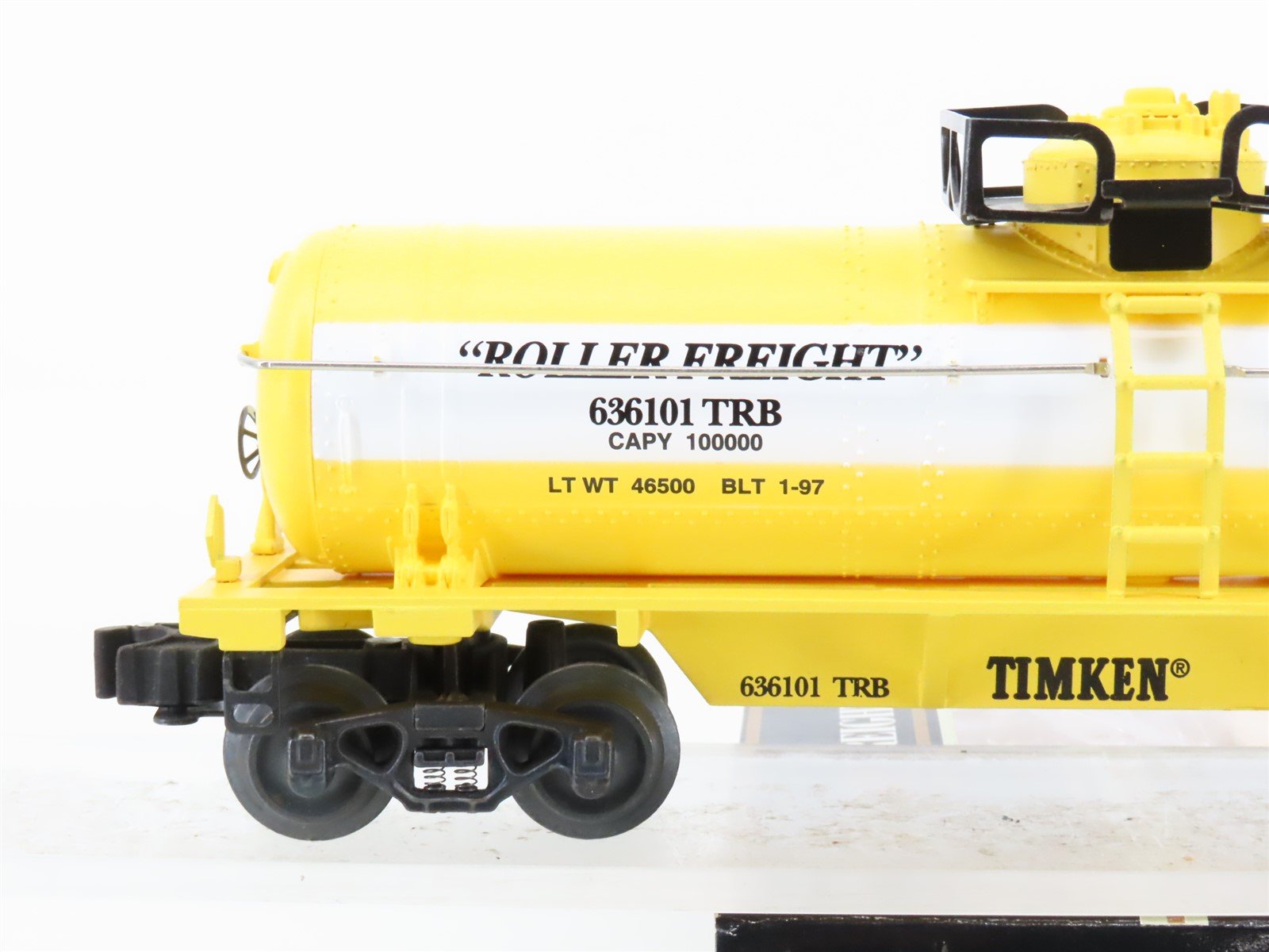 O Gauge 3-Rail K-Line K-636101 Die-Cast TRB Timken Classic Tank Car #636101