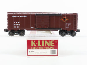 O Gauge 3-Rail K-Line K-6498 T&P Texas & Pacific Single Door Box Car #6498