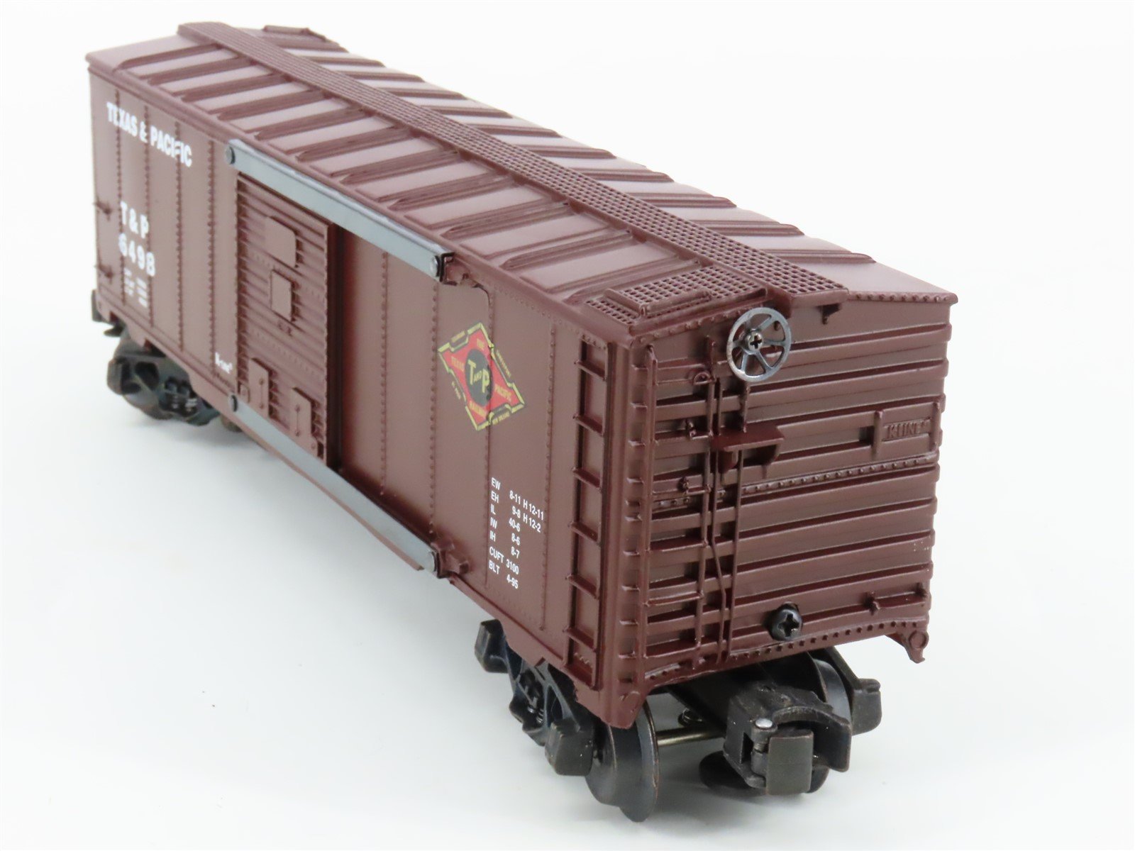 O Gauge 3-Rail K-Line K-6498 T&P Texas & Pacific Single Door Box Car #6498