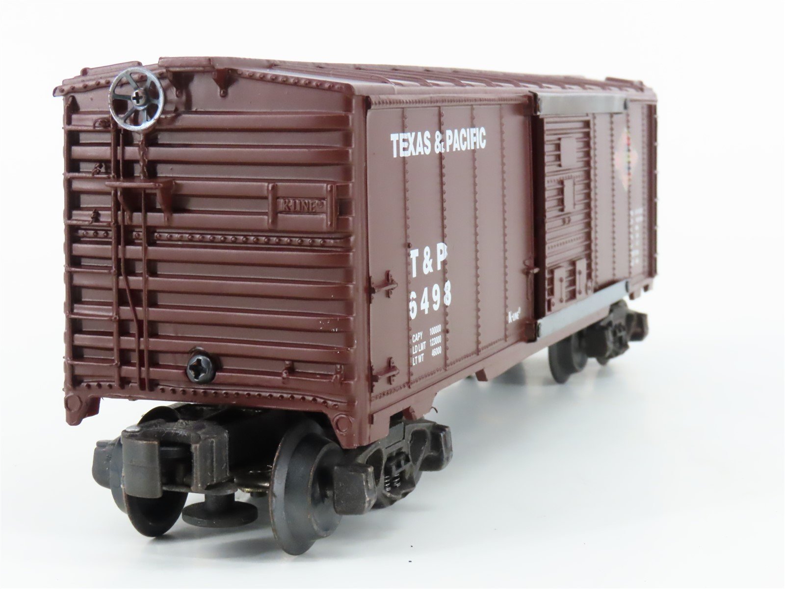 O Gauge 3-Rail K-Line K-6498 T&P Texas & Pacific Single Door Box Car #6498