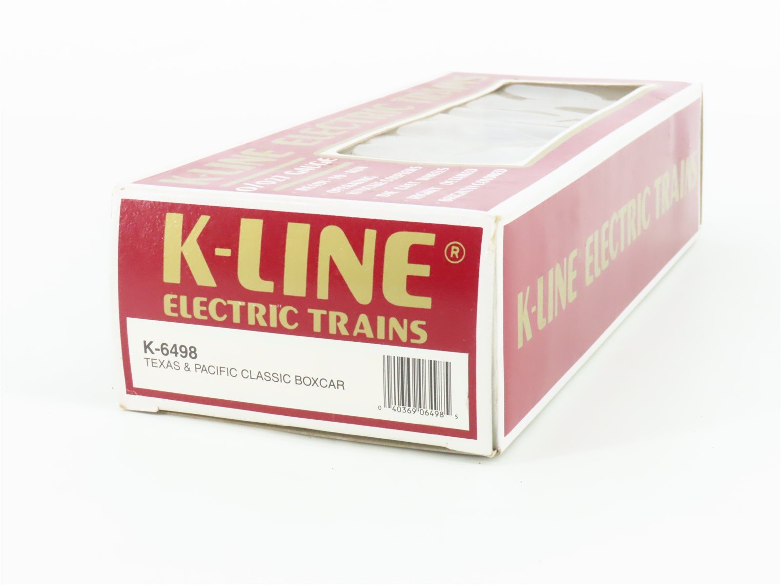 O Gauge 3-Rail K-Line K-6498 T&P Texas & Pacific Single Door Box Car #6498