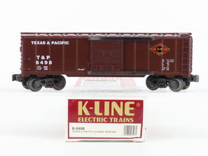 O Gauge 3-Rail K-Line K-6498 T&P Texas & Pacific Single Door Box Car #6498