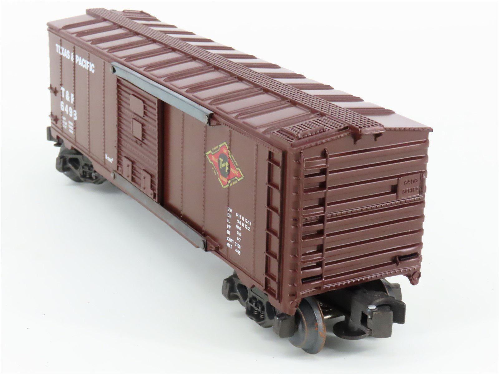 O Gauge 3-Rail K-Line K-6498 T&P Texas & Pacific Single Door Box Car #6498