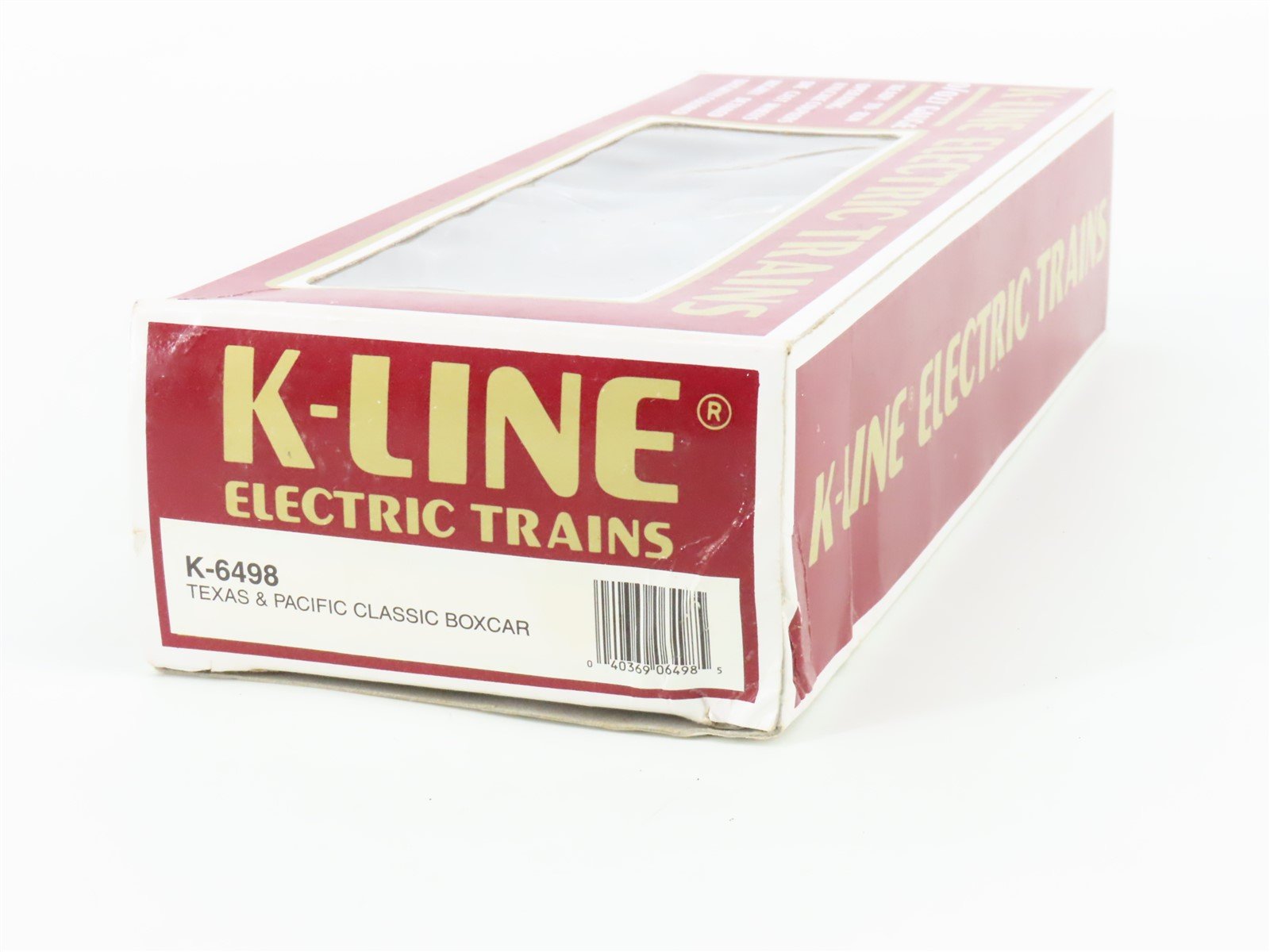 O Gauge 3-Rail K-Line K-6498 T&P Texas & Pacific Single Door Box Car #6498