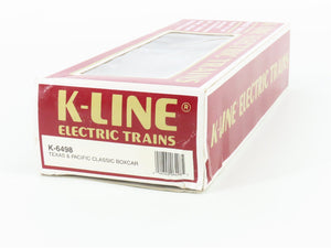 O Gauge 3-Rail K-Line K-6498 T&P Texas & Pacific Single Door Box Car #6498