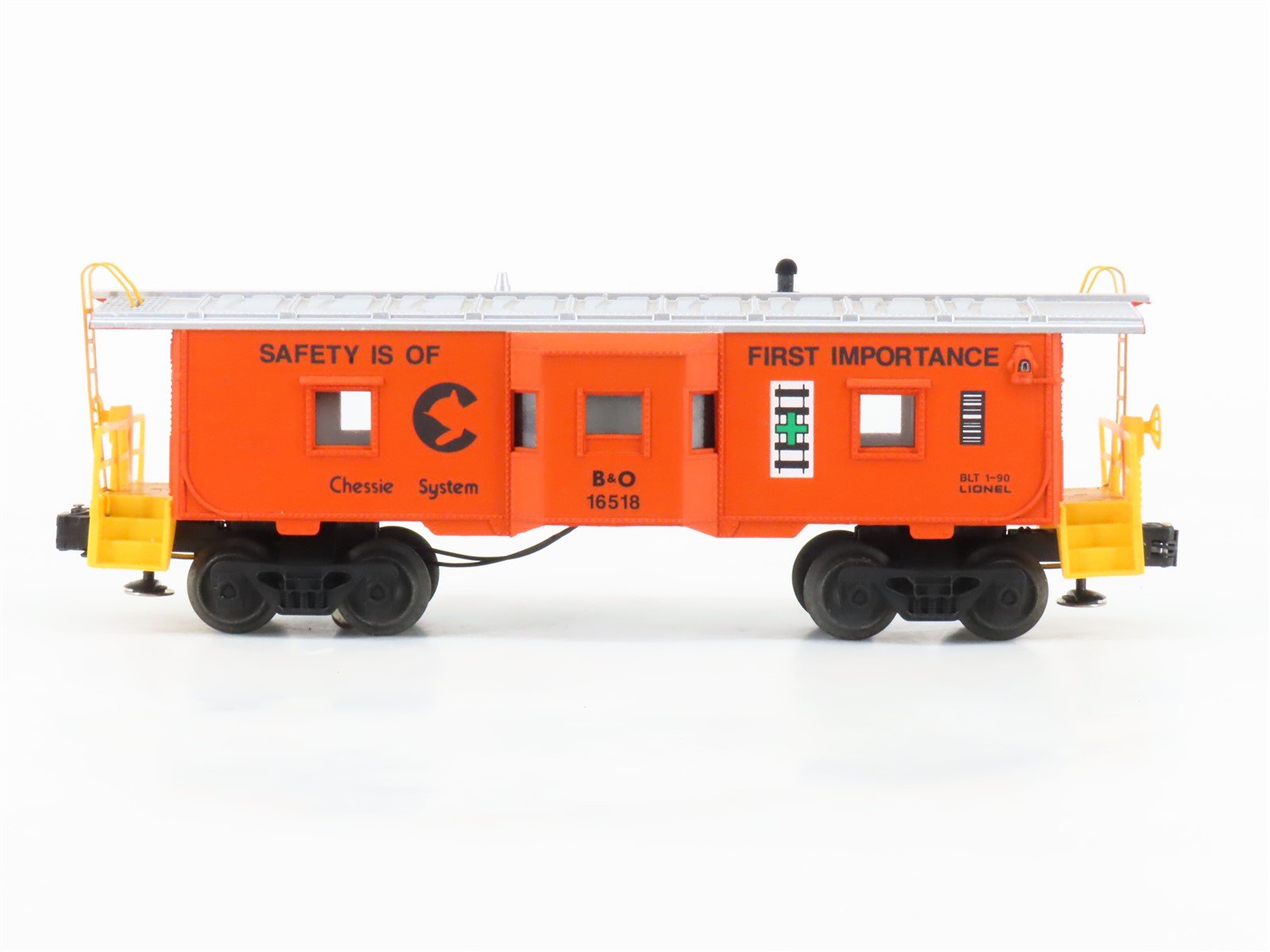 O Gauge 3-Rail Lionel 6-16518 B&O Chessie System Bay Window Caboose #16518