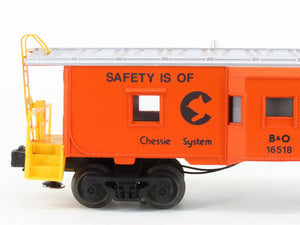 O Gauge 3-Rail Lionel 6-16518 B&O Chessie System Bay Window Caboose #16518
