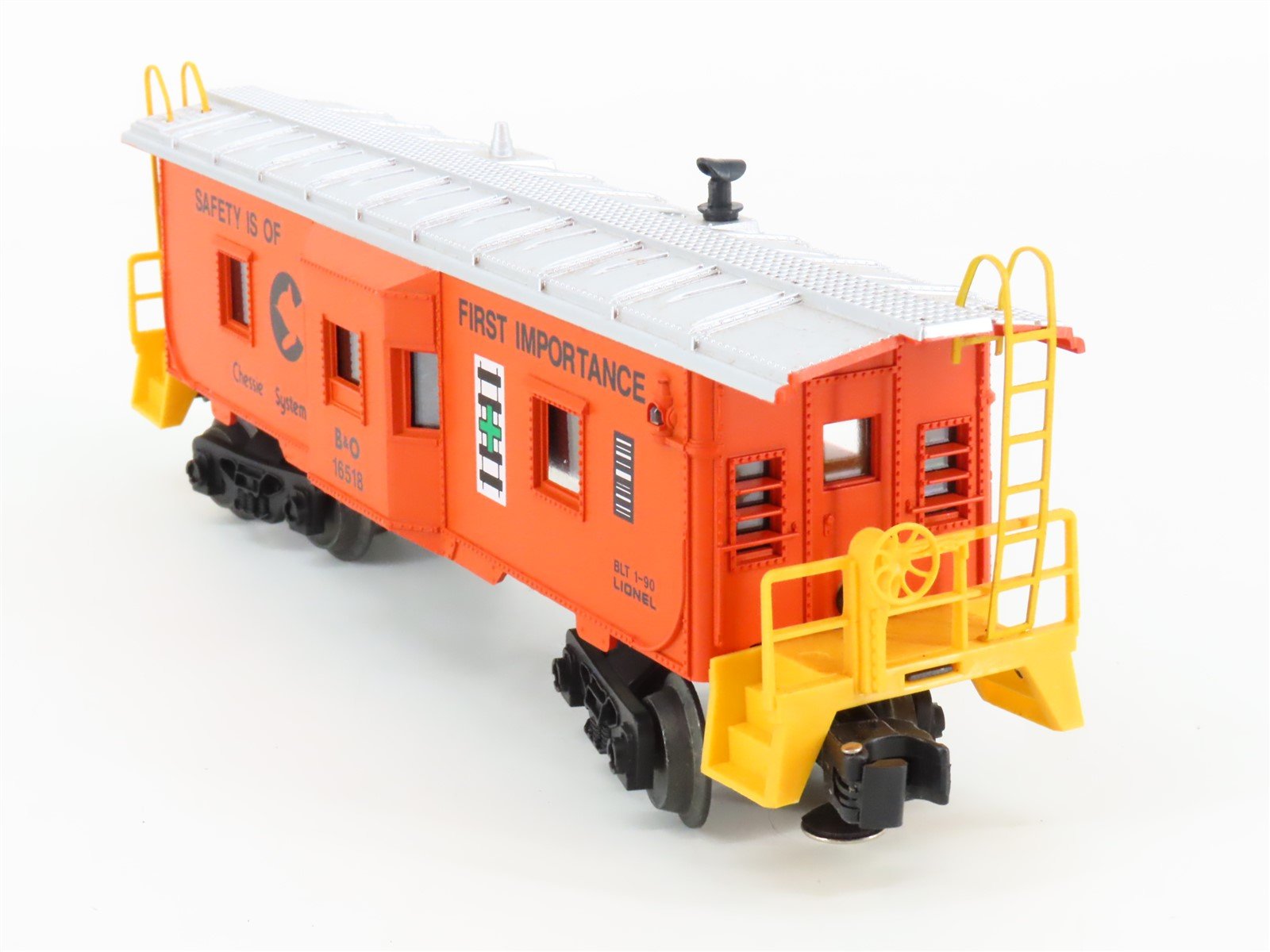 O Gauge 3-Rail Lionel 6-16518 B&O Chessie System Bay Window Caboose #16518