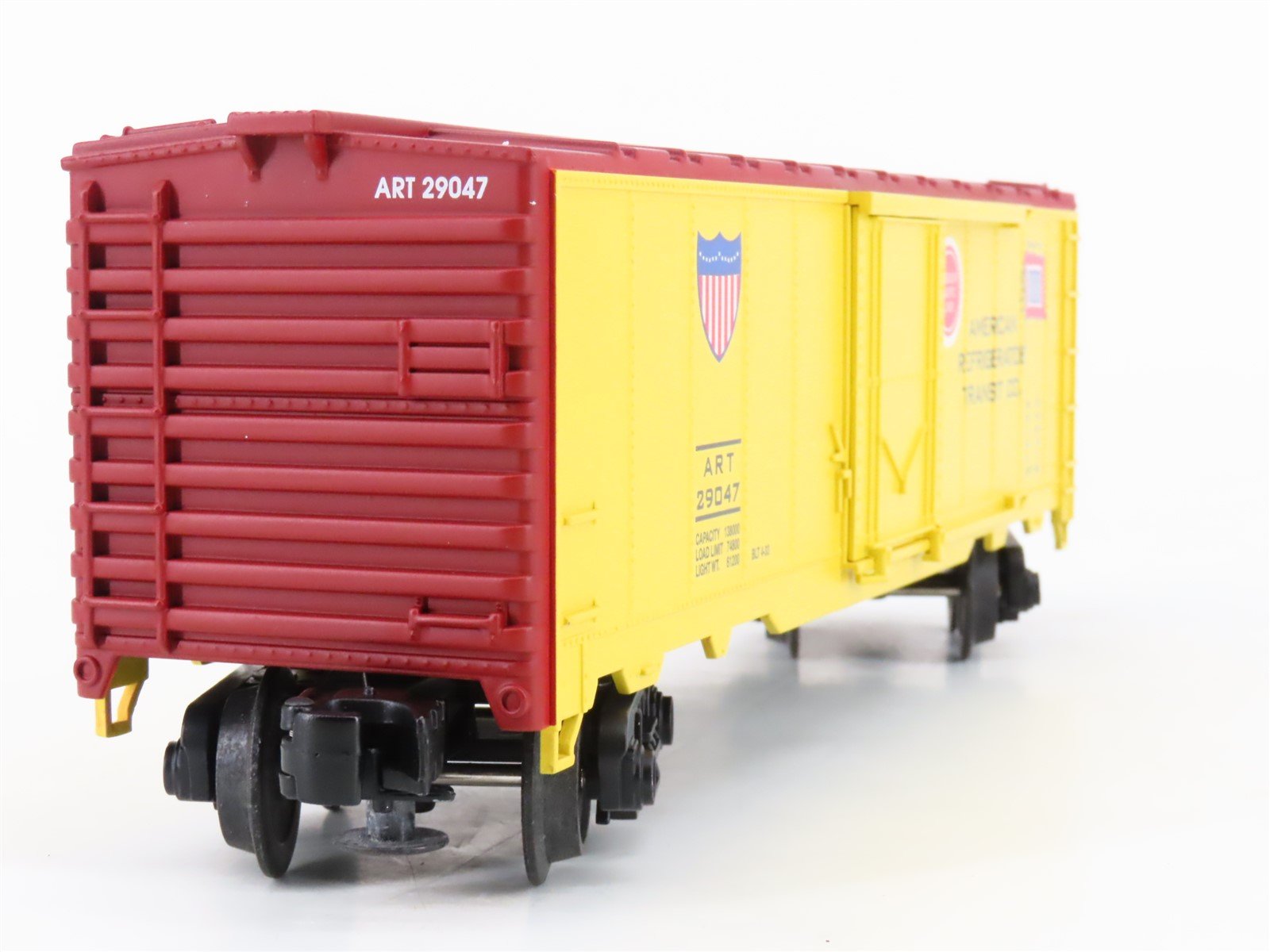 O Gauge 3-Rail Industrial Rail 2001 ART MP WAB Reefer #29047