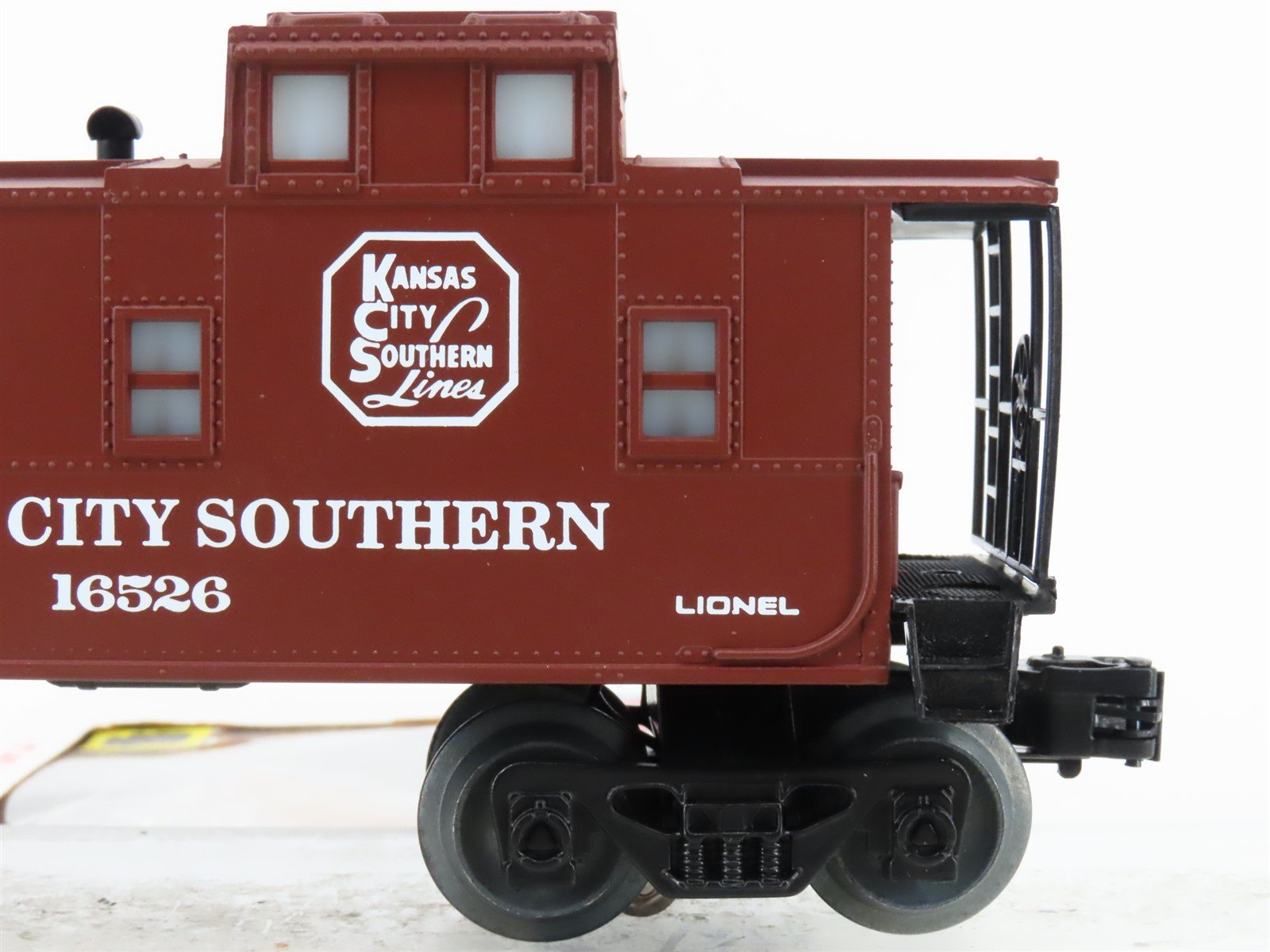 O Gauge 3-Rail Lionel 6-16526 KCS Kansas City Southern Railroad Caboose #16526