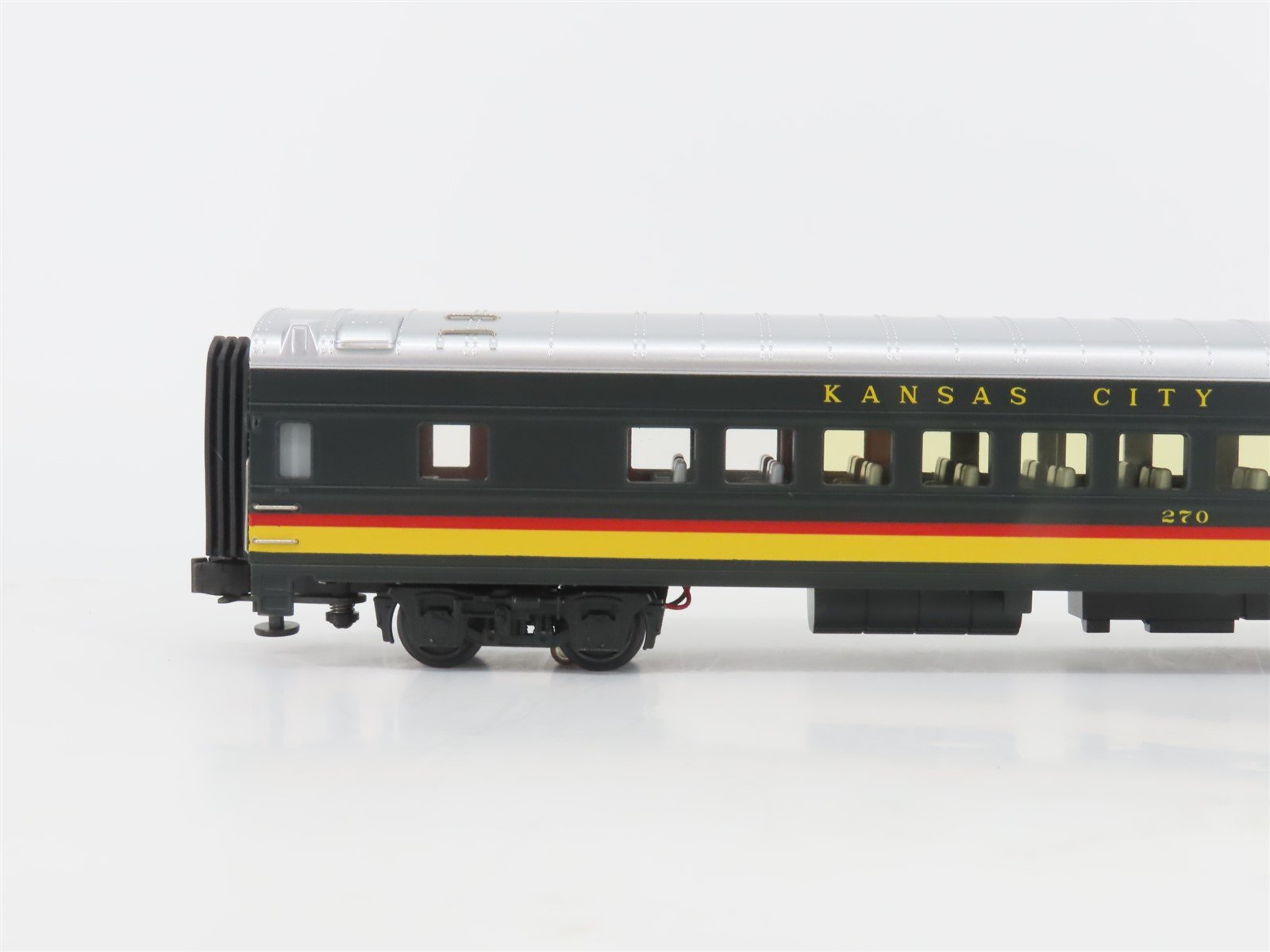 O Gauge 3-Rail MTH 20-6535 KCS Kansas City Southern 70' Passenger 5-Car Set