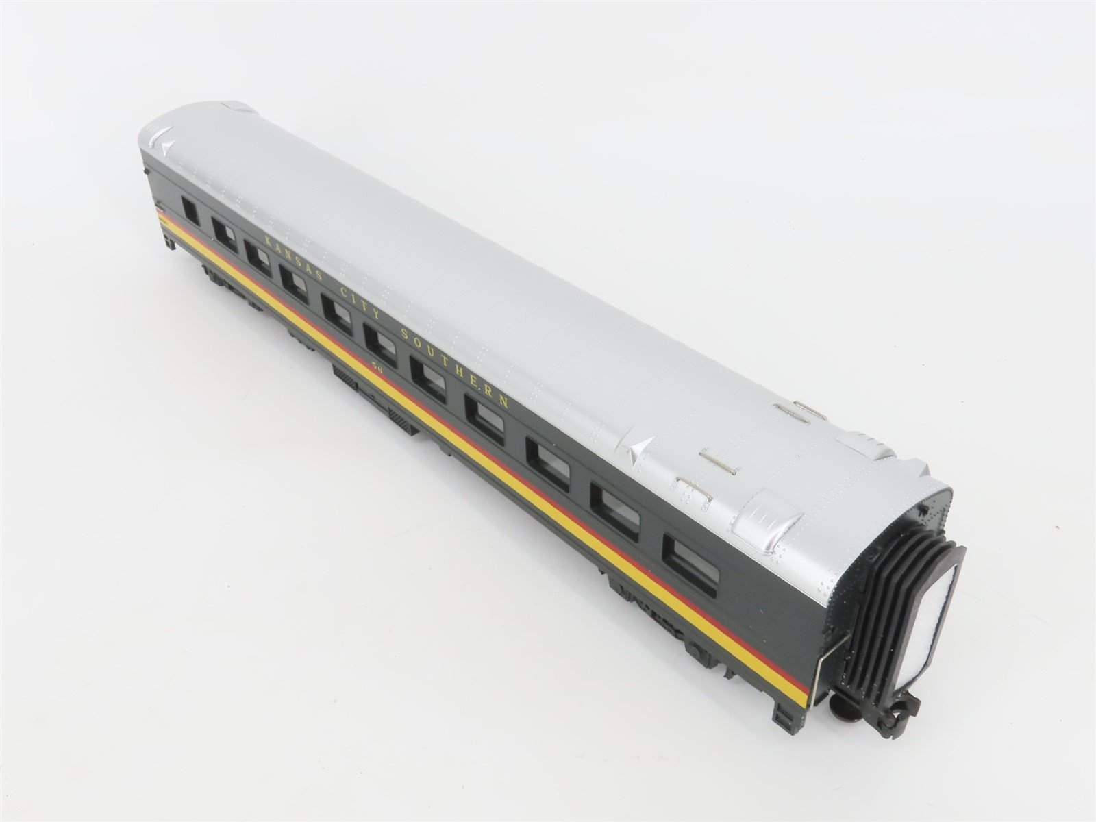 O 3-Rail MTH 20-6635 KCS Kansas City Southern Sleeper/Dome Passenger 2-Car Set