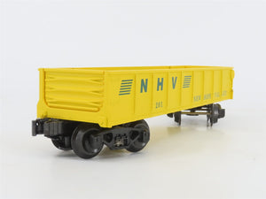 O Gauge 3-Rail K-Line K-5629A NHV Hew Hope Valley Gondola & Caboose 4-Car Pack