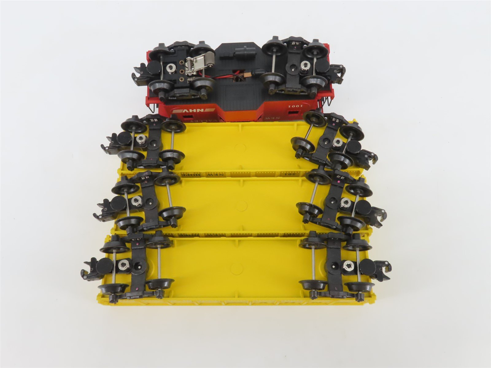 O Gauge 3-Rail K-Line K-5629A NHV Hew Hope Valley Gondola & Caboose 4-Car Pack